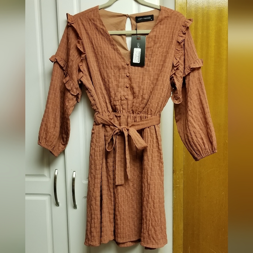 🍁🌺🐳Lofty Manner Amsterdam ruffle dress